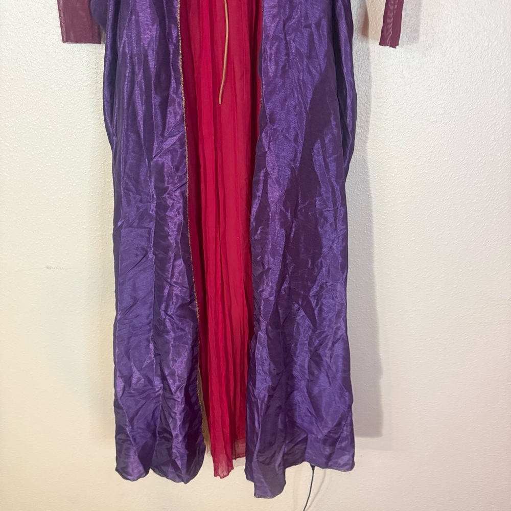 Disney hocus pocus Sarah Sanderson Floral Pink and Purple Long Sleeve Dress S - Picture 3 of 6